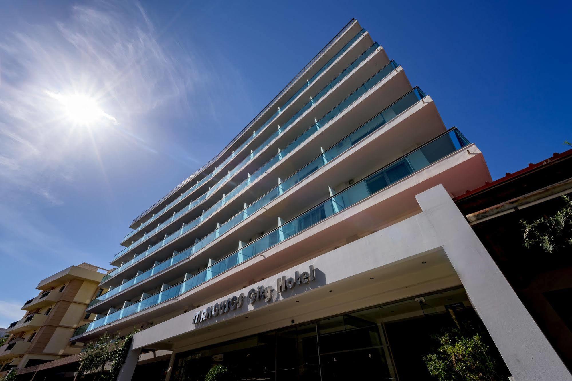 Manousos City Hotel Rhodes City Kültér fotó